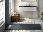 Receveur de douche caniveau, haut de gamme, Largeur 65 à 210 X 65 à 100 cm, résine pleine masse anti glissante PN24, 10 couleurs, Garantie 5 ans, Livraison rapide et offerte